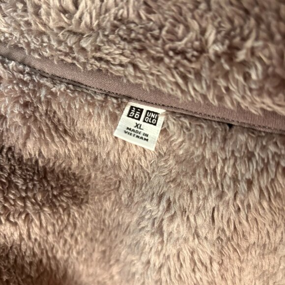 UNIQLO Womens' Fluffy Yarn Fleece Full-Zip Jacket | Color: "36 Brown" | XL - Picture 8 of 8